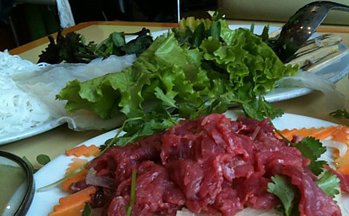 bò nhúng dấm bà hường đà nẵng